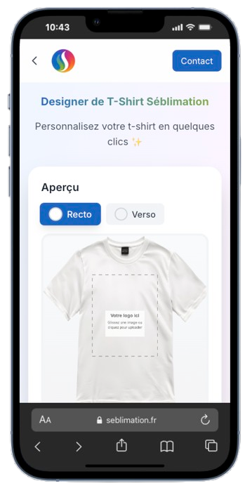 Seblimation version mobile